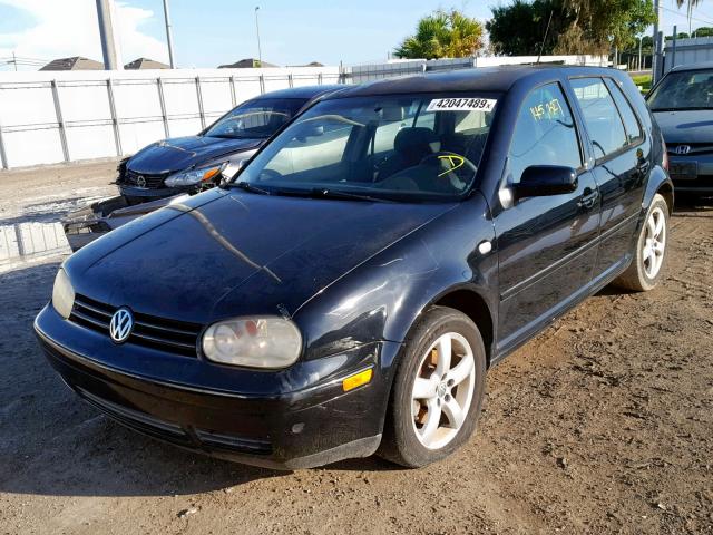 9BWFL61J044025058 - 2004 VOLKSWAGEN GOLF GL BLACK photo 2