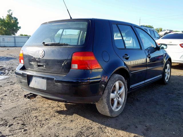 9BWFL61J044025058 - 2004 VOLKSWAGEN GOLF GL BLACK photo 4