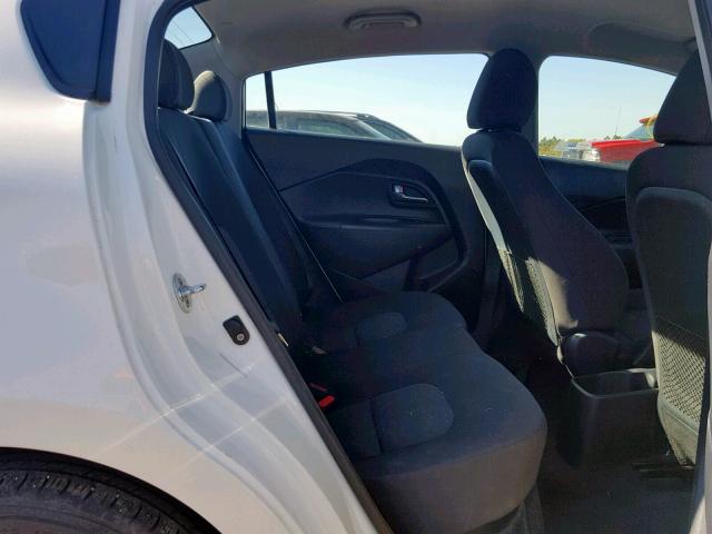 KNADM4A30F6428644 - 2015 KIA RIO LX WHITE photo 6