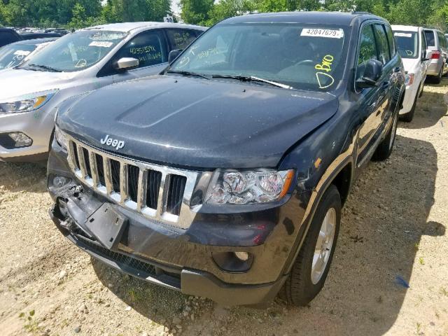 1C4RJFAGXCC347616 - 2012 JEEP GRAND CHER BLACK photo 2