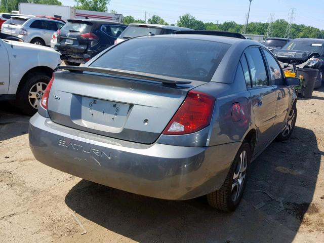 1G8AZ52F95Z169259 - 2005 SATURN ION LEVEL GRAY photo 4