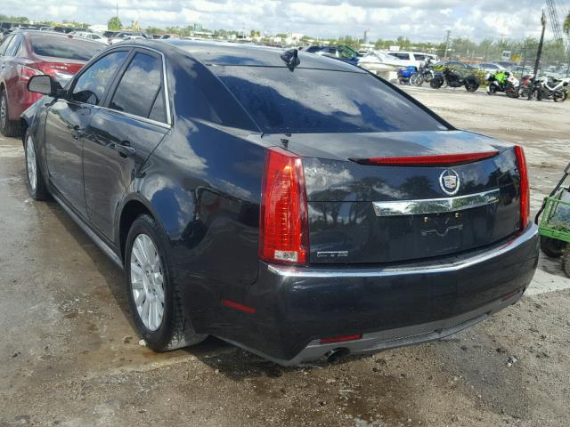 1G6DE5E55D0121071 - 2013 CADILLAC CTS LUXURY BLACK photo 3