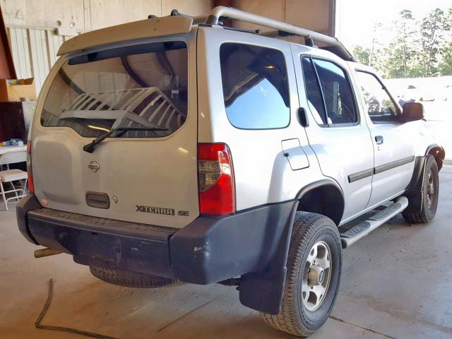 5N1ED28T9YC612756 - 2000 NISSAN XTERRA XE SILVER photo 4