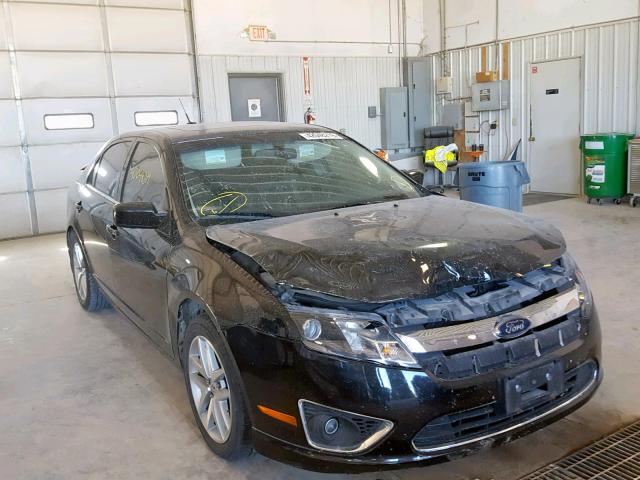 3FAHP0JG8AR202683 - 2010 FORD FUSION SEL BLACK photo 1