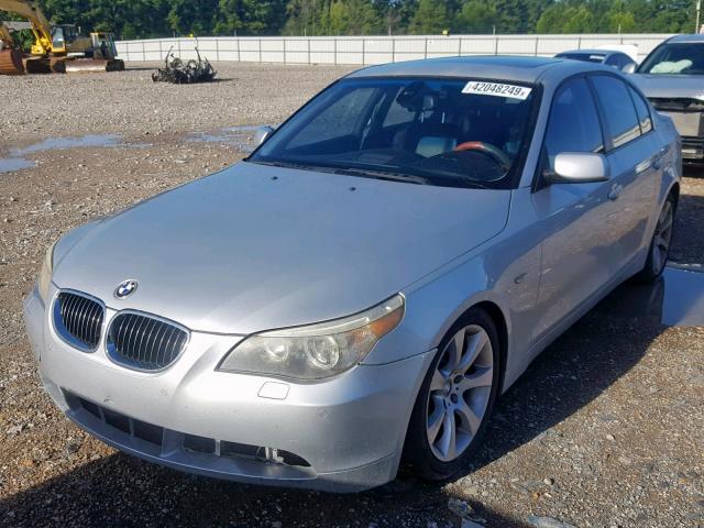 WBANB535X7CP03535 - 2007 BMW 550 I SILVER photo 2