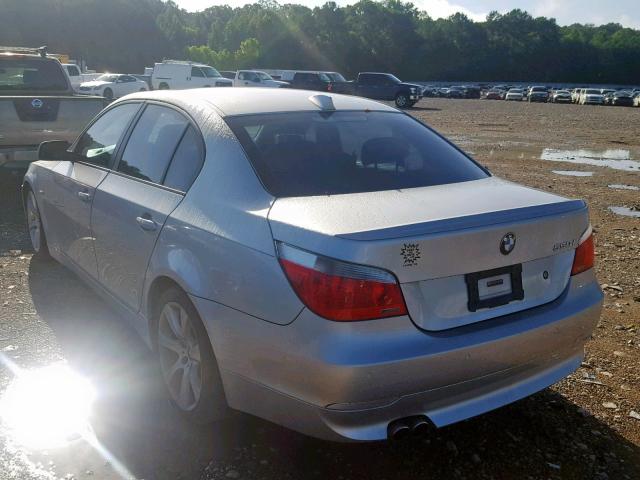 WBANB535X7CP03535 - 2007 BMW 550 I SILVER photo 3