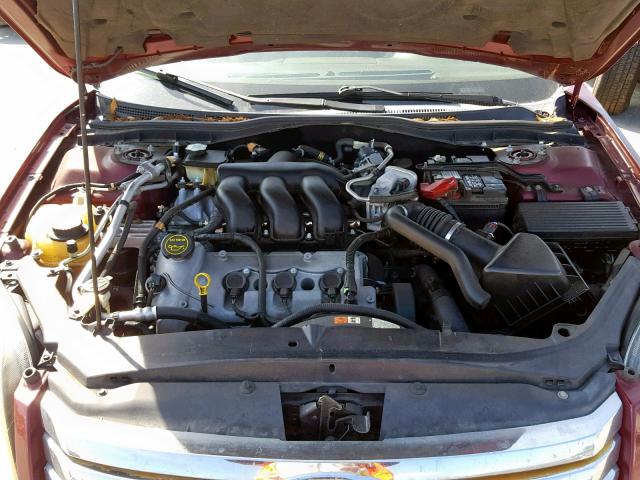 3FAFP081X6R245776 - 2006 FORD FUSION SEL BURGUNDY photo 7