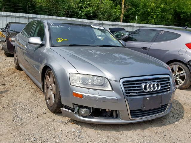 WAULV44E87N019790 - 2007 AUDI A8 4.2 QUA GRAY photo 1