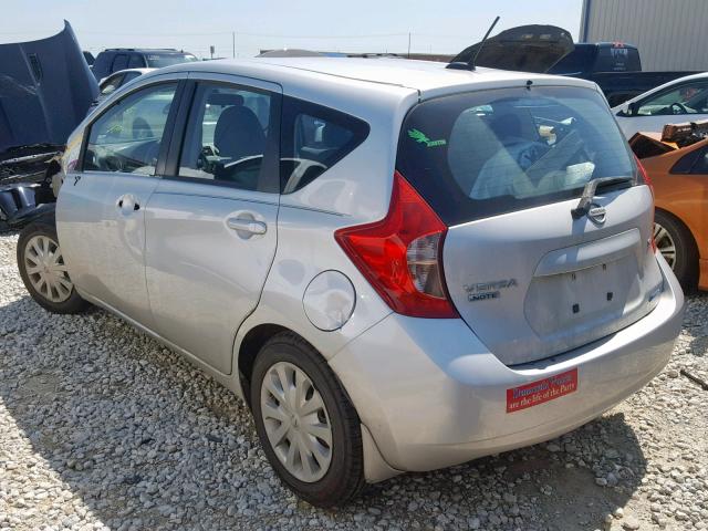 3N1CE2CP2EL366008 - 2014 NISSAN VERSA NOTE SILVER photo 3