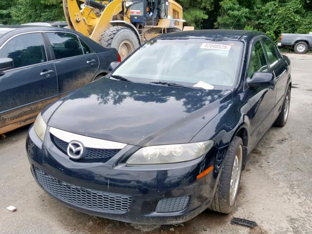 1YVHP80C865M64134 - 2006 MAZDA 6 I BLACK photo 2