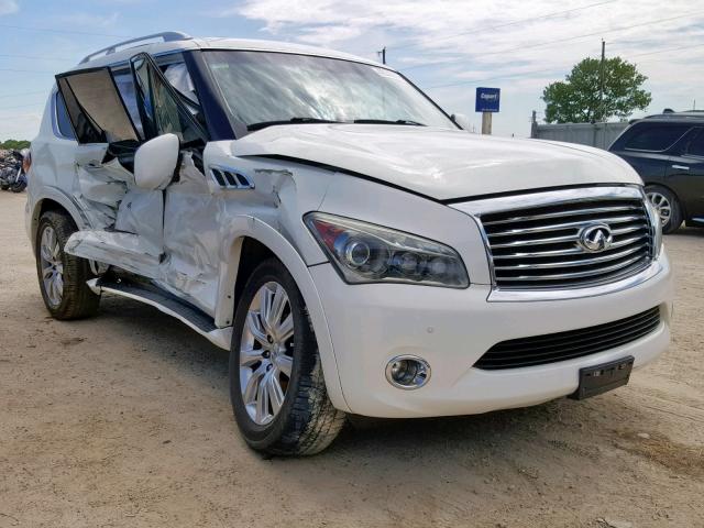 JN8AZ2NF5C9516622 - 2012 INFINITI QX56 WHITE photo 1