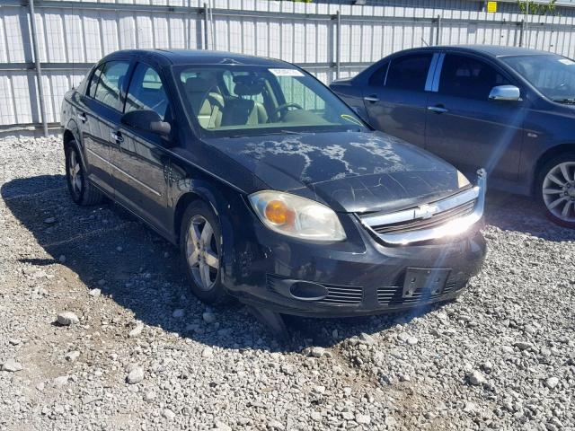 1G1AZ52F057606219 - 2005 CHEVROLET COBALT LT BLACK photo 1