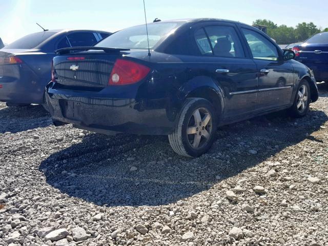 1G1AZ52F057606219 - 2005 CHEVROLET COBALT LT BLACK photo 4