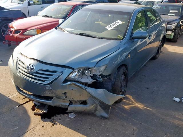 4T1BE46K19U804268 - 2009 TOYOTA CAMRY BASE GREEN photo 2