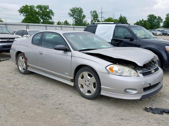 2G1WL15C369201070 - 2006 CHEVROLET MONTE CARL SILVER photo 1