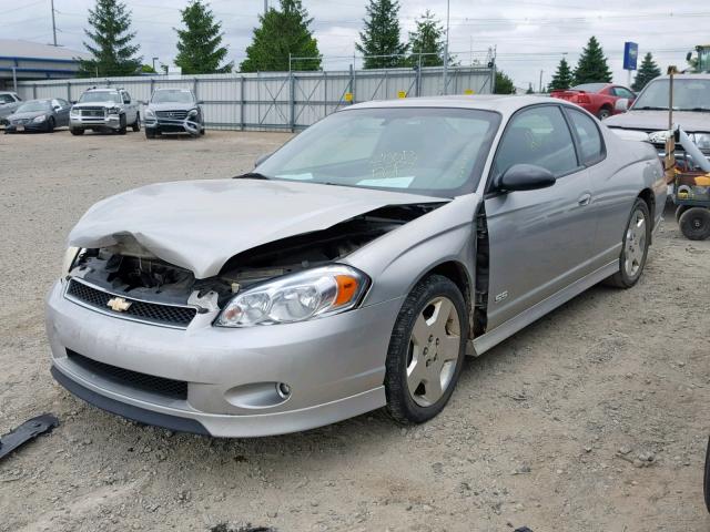 2G1WL15C369201070 - 2006 CHEVROLET MONTE CARL SILVER photo 2