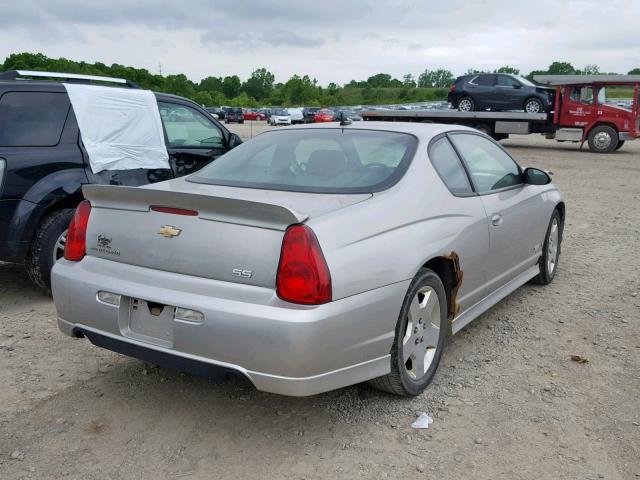 2G1WL15C369201070 - 2006 CHEVROLET MONTE CARL SILVER photo 4