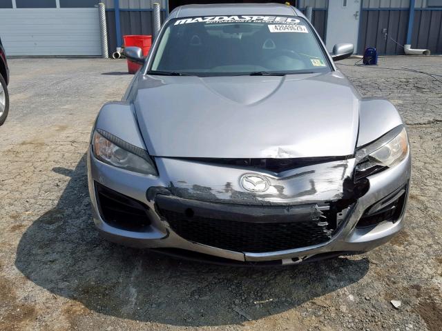 JM1FE1CP5A0403936 - 2010 MAZDA RX8 GRAY photo 9