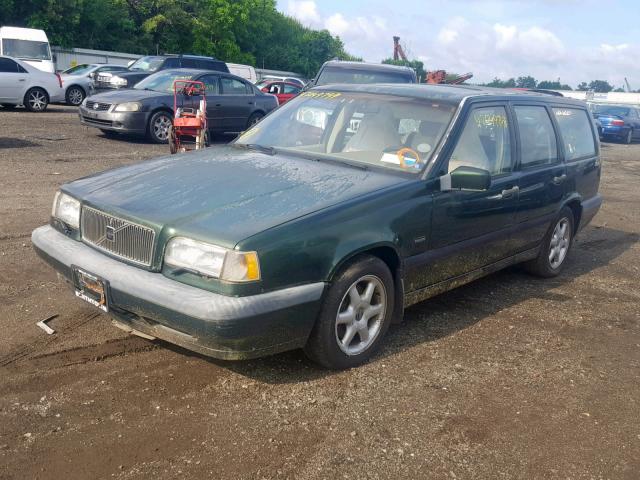 YV1LW5513T2194553 - 1996 VOLVO 850 BASE GREEN photo 2