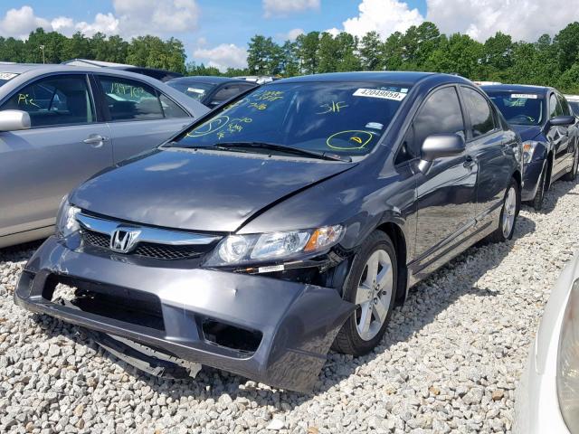 2HGFA1F62AH313672 - 2010 HONDA CIVIC LX-S Մոխրագույն լուսանկար 2
