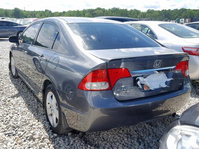 2HGFA1F62AH313672 - 2010 HONDA CIVIC LX-S Մոխրագույն լուսանկար 3