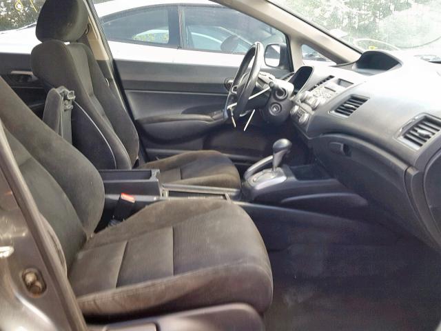 2HGFA1F62AH313672 - 2010 HONDA CIVIC LX-S Մոխրագույն լուսանկար 5