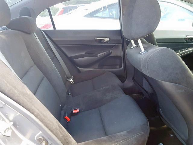 2HGFA1F62AH313672 - 2010 HONDA CIVIC LX-S Մոխրագույն լուսանկար 6