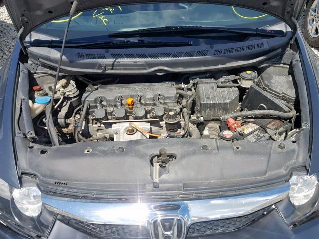 2HGFA1F62AH313672 - 2010 HONDA CIVIC LX-S Մոխրագույն լուսանկար 7