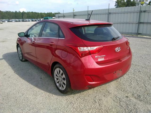 KMHD35LH0GU256144 - 2016 HYUNDAI ELANTRA GT RED photo 3