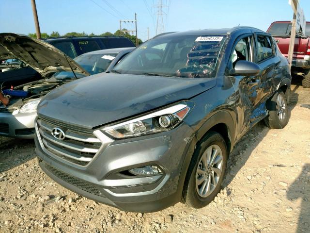 KM8J33A48HU335957 - 2017 HYUNDAI TUCSON LIM GRAY photo 2