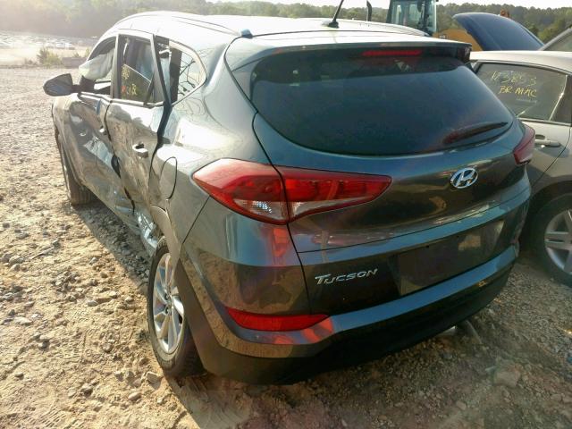 KM8J33A48HU335957 - 2017 HYUNDAI TUCSON LIM GRAY photo 3