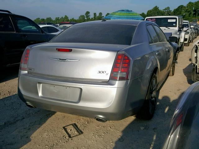 2C3CCABG8EH380314 - 2014 CHRYSLER 300 S GRAY photo 4