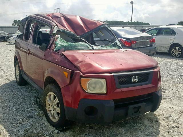 5J6YH18746L001124 - 2006 HONDA ELEMENT EX BURGUNDY photo 1