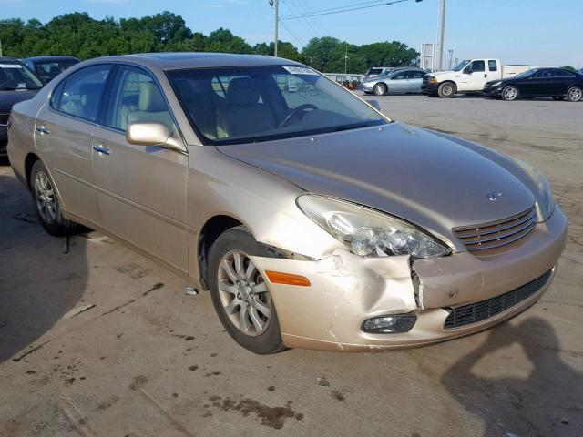 JTHBF30G230141418 - 2003 LEXUS ES 300 BEIGE photo 1