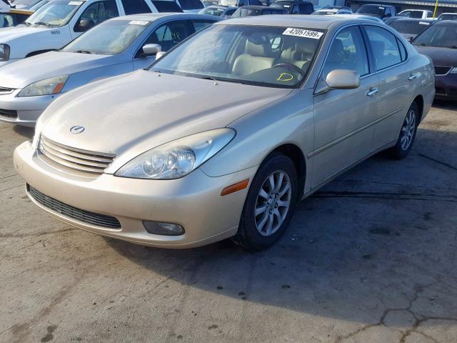 JTHBF30G230141418 - 2003 LEXUS ES 300 BEIGE photo 2