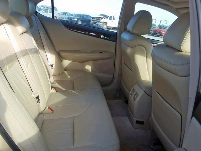 JTHBF30G230141418 - 2003 LEXUS ES 300 BEIGE photo 6