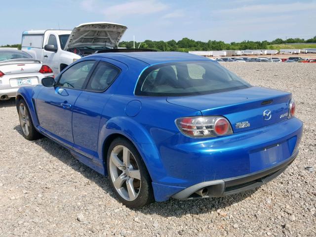 JM1FE173150158100 - 2005 MAZDA RX8 BLUE photo 3