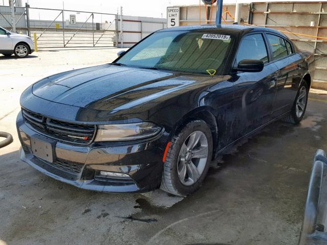 2C3CDXHGXJH133877 - 2018 DODGE CHARGER SX BLACK photo 2