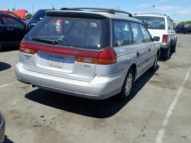 4S3BK4352V6324735 - 1997 SUBARU LEGACY L SILVER photo 4