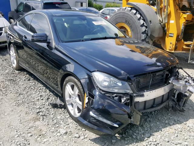 WDDGJ4HB0DF994845 - 2013 MERCEDES-BENZ C 250 BLACK photo 1