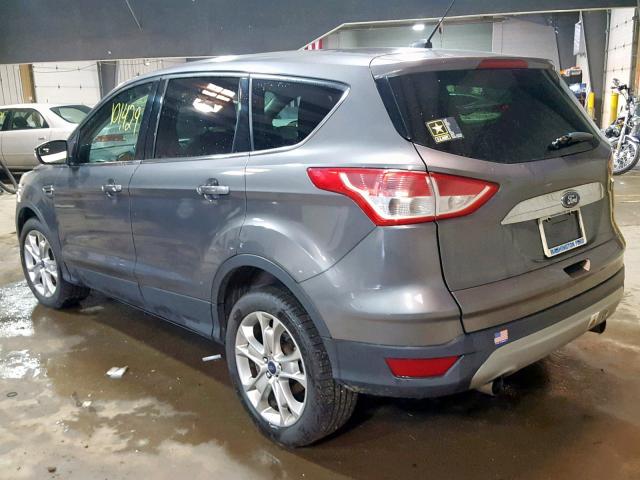 1FMCU9HX5DUC51016 - 2013 FORD ESCAPE SEL GRAY photo 3