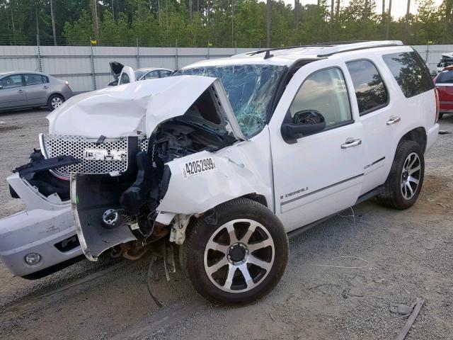 1GKFK03209J122953 - 2009 GMC YUKON DENA WHITE photo 2