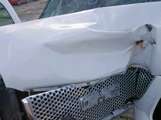 1GKFK03209J122953 - 2009 GMC YUKON DENA WHITE photo 7