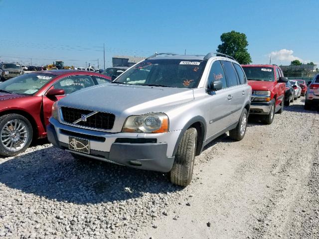 YV1CZ911851145538 - 2005 VOLVO XC90 T6 SILVER photo 2