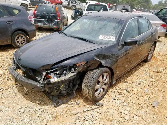 1HGCP26868A031665 - 2008 HONDA ACCORD EXL BLACK photo 2