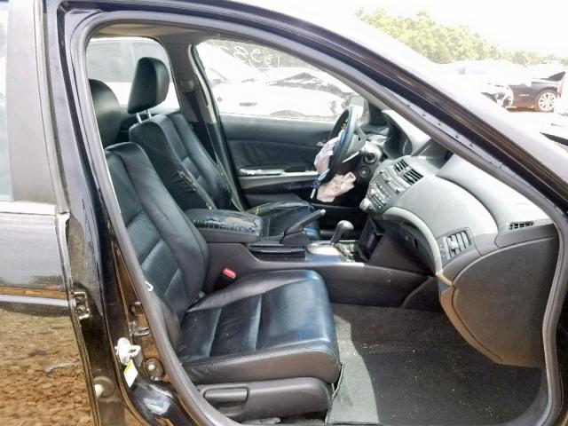 1HGCP26868A031665 - 2008 HONDA ACCORD EXL BLACK photo 5