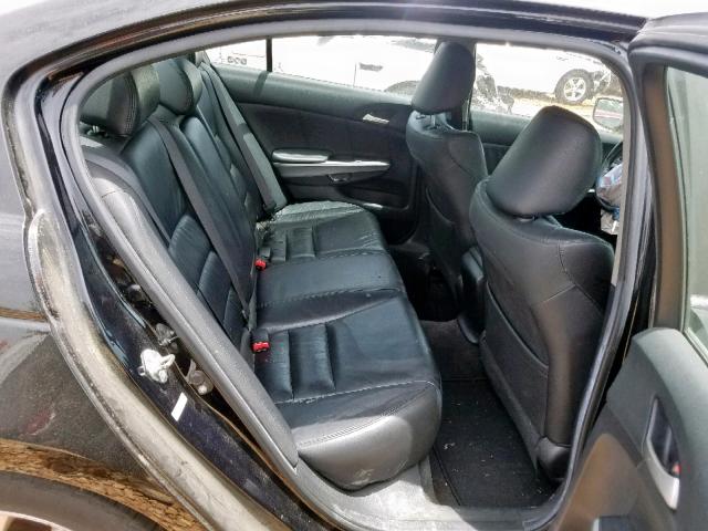 1HGCP26868A031665 - 2008 HONDA ACCORD EXL BLACK photo 6