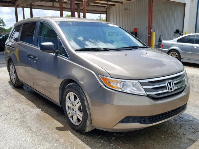 5FNRL5H29CB096332 - 2012 HONDA ODYSSEY LX BROWN photo 1