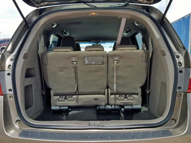 5FNRL5H29CB096332 - 2012 HONDA ODYSSEY LX BROWN photo 9