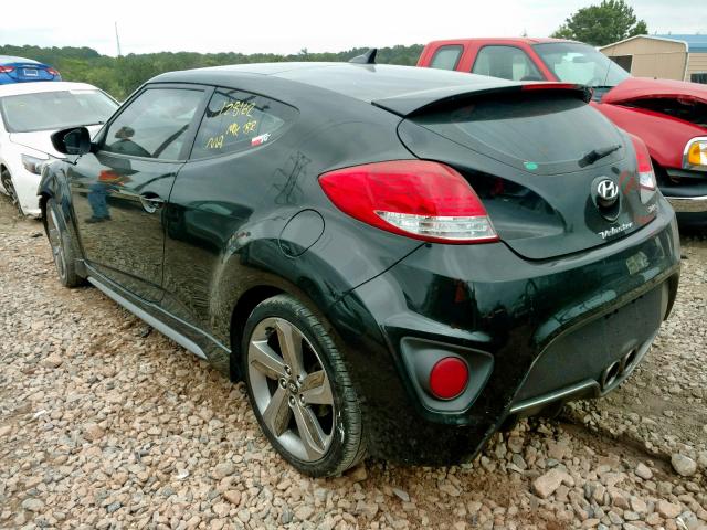 KMHTC6AE6DU099807 - 2013 HYUNDAI VELOSTER T BLACK photo 3